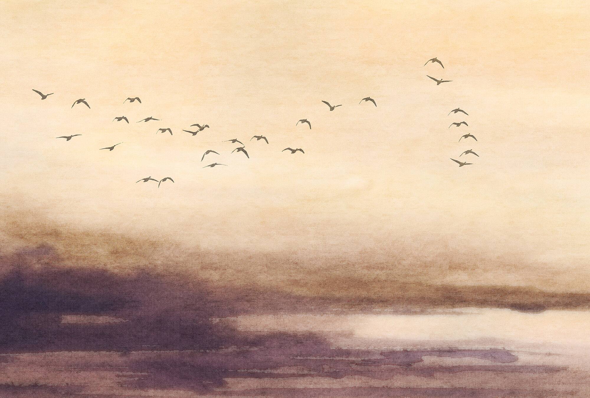 Designs Direct Silent Sky Beige Wall Mural